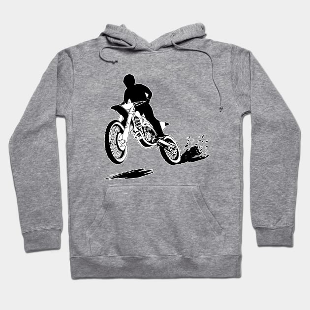 Motocross Hoodie by euglenii